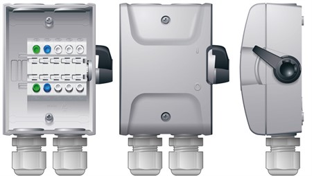 Turvakytkin SAQ 316 3x16A IP65