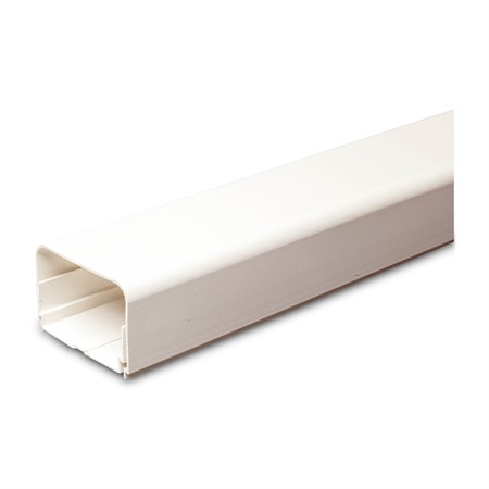 QsanTec KD Kanal 77x54mm - 2m - Vit