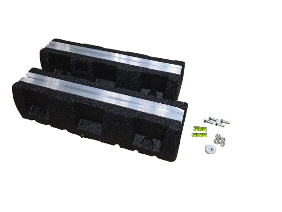 Kumijalusta 450x140x95mm 2 kpl 300kg